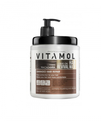 ماسک موی خارج حمام ویتامول Vitamol مدل ماکادمیا حجم 1000 میلی لیتر