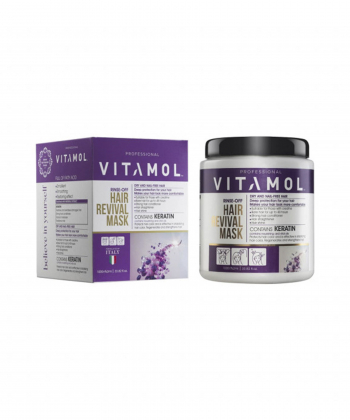 ماسک موی داخل حمام ویتامول Vitamol مدل کراتین حجم 1000 میلی لیتر