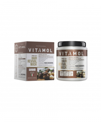 ماسک موی داخل حمام ویتامول Vitamol مدل ماکادمیا حجم 1000 میلی لیتر