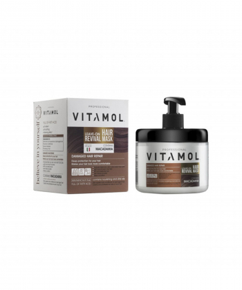 ماسک موی خارج حمام ویتامول Vitamol مدل ماکادمیا حجم 500 میلی لیتر