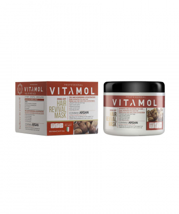 ماسک موی داخل حمام ویتامول Vitamol مدل آرگان حجم 500 میلی لیتر