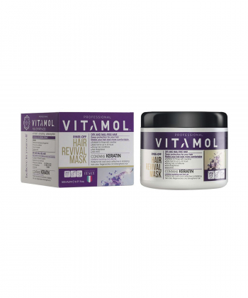ماسک موی داخل حمام ویتامول Vitamol مدل کراتین حجم 500 میلی لیتر