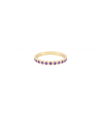 انگشتر تالسا با نگین بنفش درریس Doris کد P5539