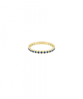 انگشتر تالسا با نگین سرمه ای 2 میل درریس Doris کد P5608