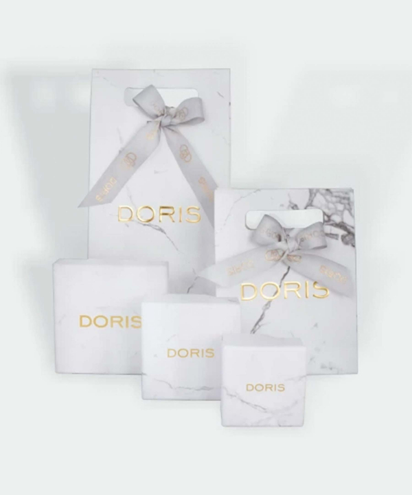 انگشتر تالسا با نگین سرمه‌ای 2 میل درریس Doris کد P5608