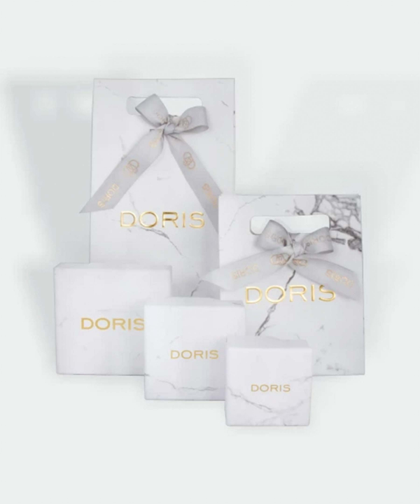 انگشتر تالسا با نگین صورتی 2 میل درریس Doris کد P5582