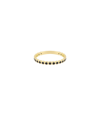 انگشتر تالسا با نگین مشکی 2 میل درریس Doris کد P5606