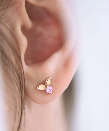گوشواره گل یخ دفینه Dafineh کد EJ1084