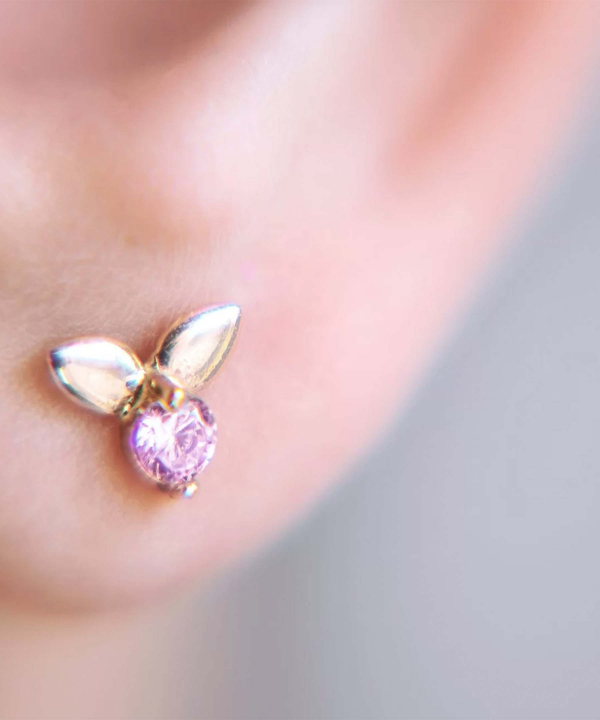 گوشواره گل یخ دفینه Dafineh کد EJ1084