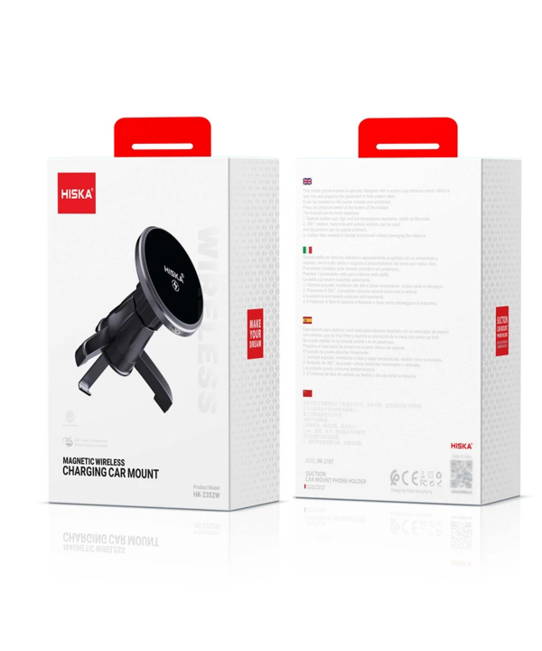 پایه نگهدارنده و شارژر وایرلس گوشی موبایل هیسکا مدل HK-2352W