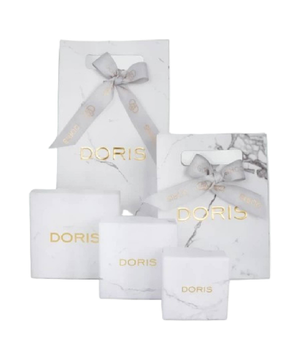 گردنبند بابانوئل و گوی رنگارنگ درریس Doris کد P5598