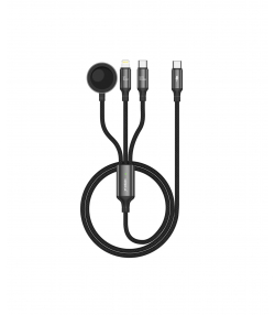کابل تبدیل USB-C به لایتنینگ / USB-C / WIRELESS هیسکا مدل LX-31 طول 1.2 متر