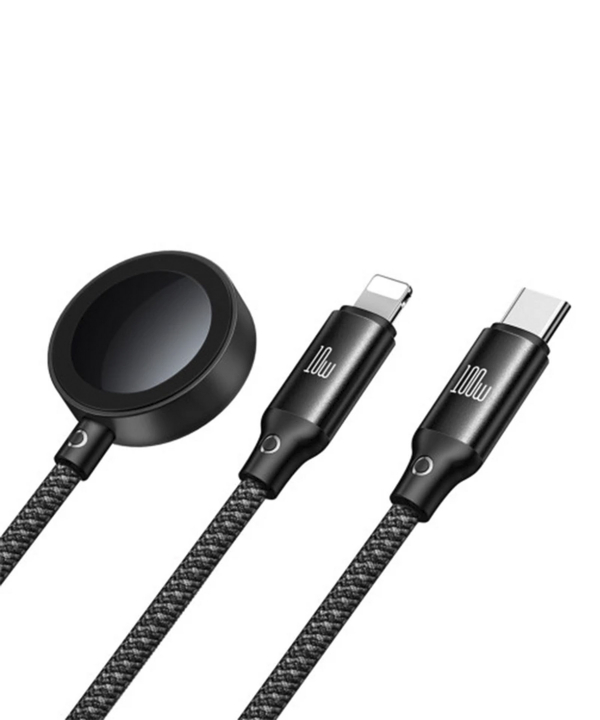 کابل تبدیل USB-C به لایتنینگ / USB-C / WIRELESS هیسکا مدل LX-31 طول 1.2 متر