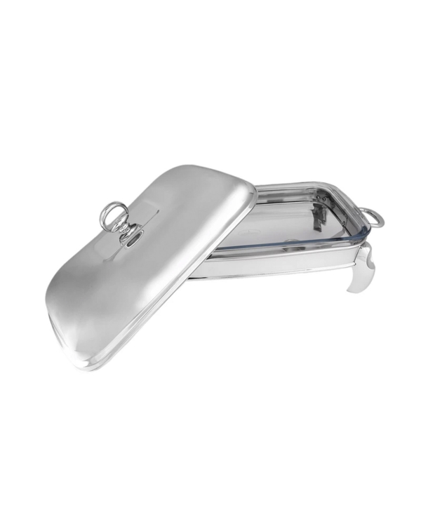 سوفله خوری بزرگ مستطیل کروم ام جی اس MGS کد 3101