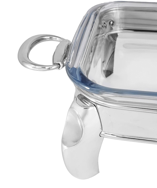سوفله خوری بزرگ مستطیل کروم ام جی اس MGS کد 3101