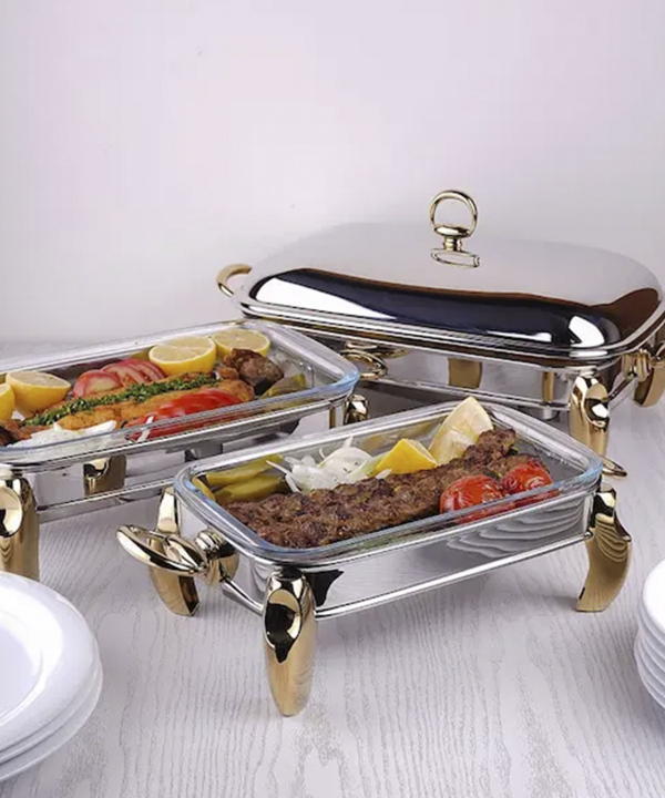 سوفله خوری بزرگ مستطیل طلایی ام جی اس MGS کد 3102