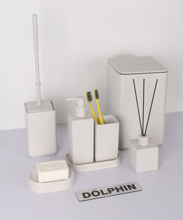 ست سرویس بهداشتی 7 پارچه دلفین Dolphin مدل FN-744-Cream
