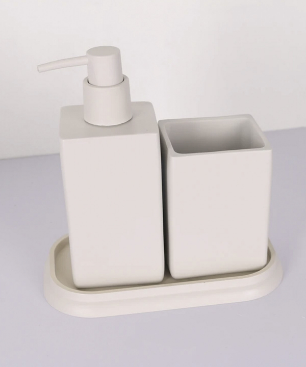 ست سرویس بهداشتی 7 پارچه دلفین Dolphin مدل FN-744-Cream