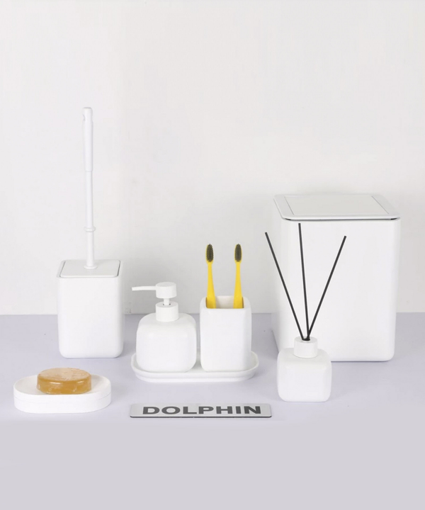 ست سرویس بهداشتی 7 پارچه دلفین Dolphin مدل FN-740-W