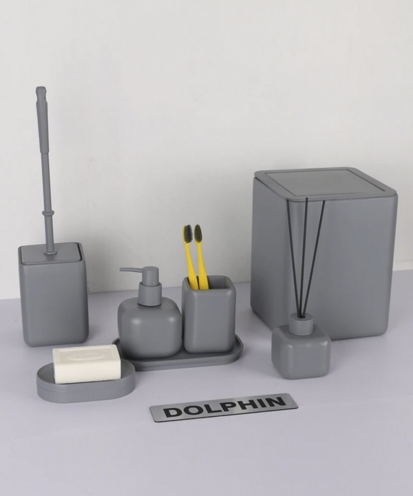 ست سرویس بهداشتی 7 پارچه دلفین Dolphin مدل FN-740-gr