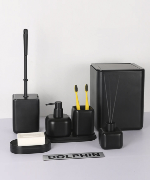 ست سرویس بهداشتی 7 پارچه دلفین Dolphin مدل FN-740-bl