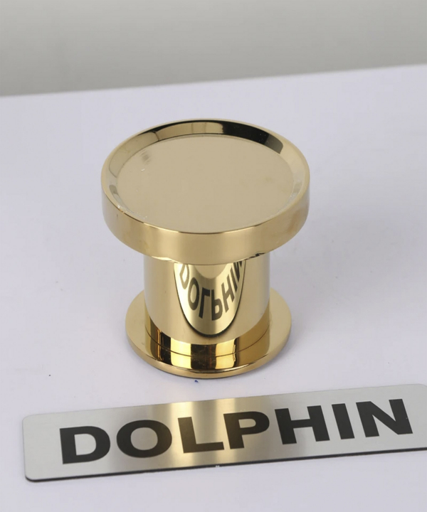 ست سرویس بهداشتی 5 پارچه دلفین Dolphin مدل Brass-5-NW-G