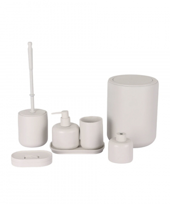 ست سرویس بهداشتی 7 پارچه دلفین Dolphin مدل FN-725-cream