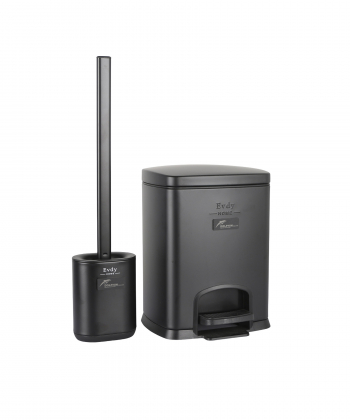 ست سطل زباله و فرچه دلفین Dolphin مدل EV-5-ltr