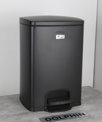 سطل زباله پدالی دلفین Dolphin مدل Pry-20-ltr-bl