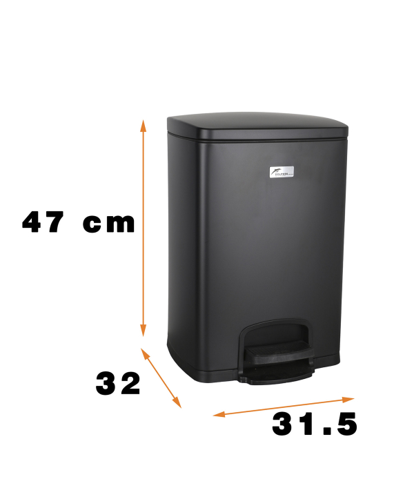 سطل زباله پدالی دلفین Dolphin مدل Pry-20-ltr-bl
