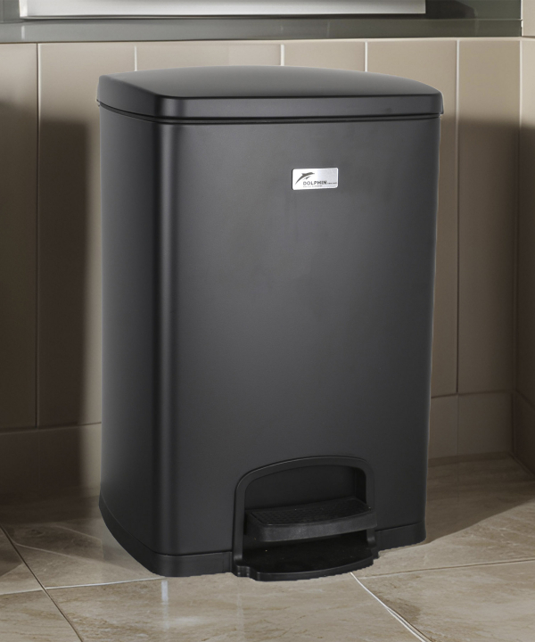 سطل زباله پدالی دلفین Dolphin مدل Pry-20-ltr-bl