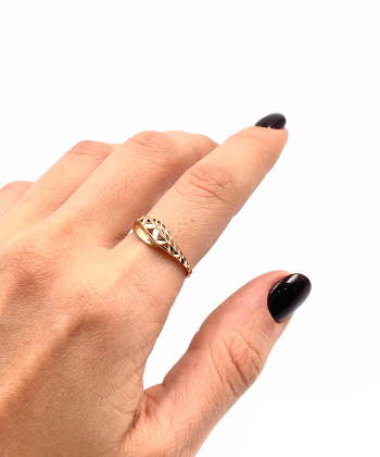 انگشتر آس آلین هماتیت گلد Hematite Gold کد 135857