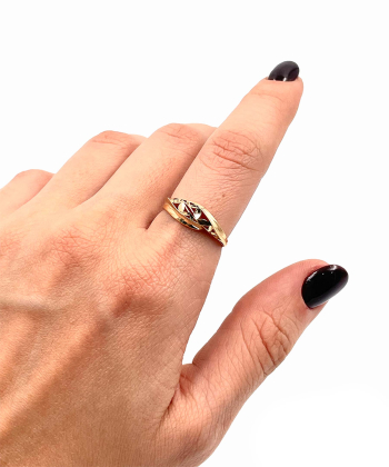 انگشتر آس آرمیس هماتیت گلد Hematite Gold کد 135855