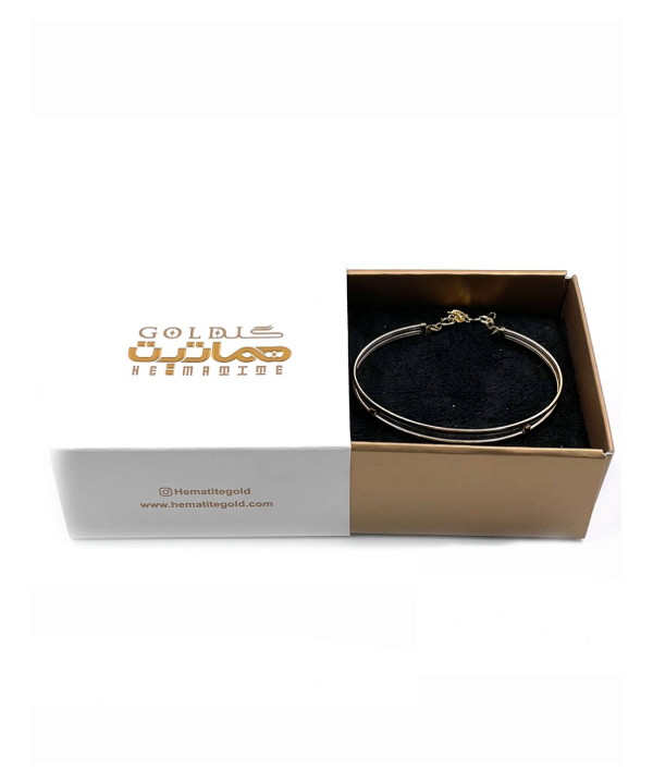 بنگل موازی زیبا هماتیت گلد Hematite Gold کد 135872