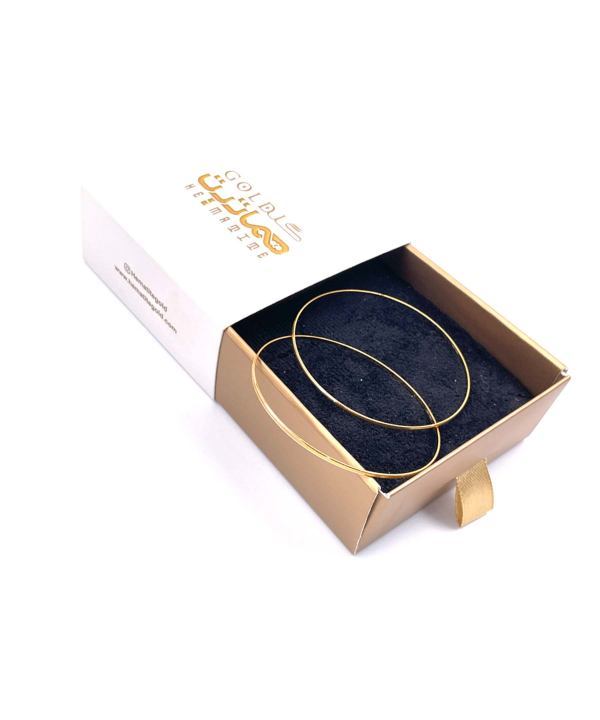 النگو نازک دلبر هماتیت گلد Hematite Gold کد 135950