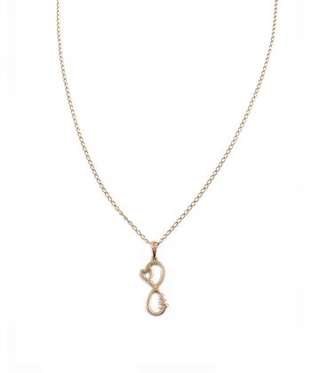 گردنبند بی نهایت نوژان هماتیت گلد Hematite Gold کد 135908