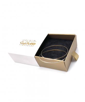 النگو نازک نازنین هماتیت گلد Hematite Gold کد 135951