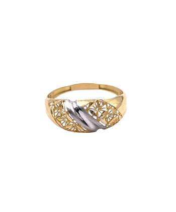 انگشتر زیبا دانژه هماتیت گلد Hematite Gold کد 135953