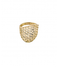 انگشتر توری آناهید هماتیت گلد Hematite Gold کد 135955