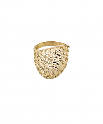 انگشتر توری آناهید هماتیت گلد Hematite Gold کد 135955