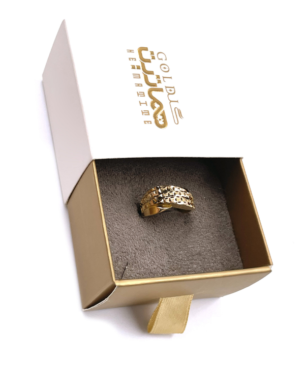 انگشتر زیبا تیانا هماتیت گلد Hematite Gold کد 135958