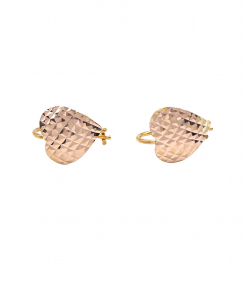 گوشواره کلیپسی رایا هماتیت گلد Hematite Gold کد 135840