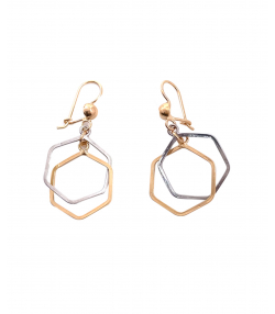 گوشواره اسپادانا دیانا هماتیت گلد Hematite Gold کد 135839