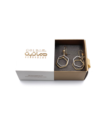 گوشواره اسپادانا دیانا هماتیت گلد Hematite Gold کد 135839