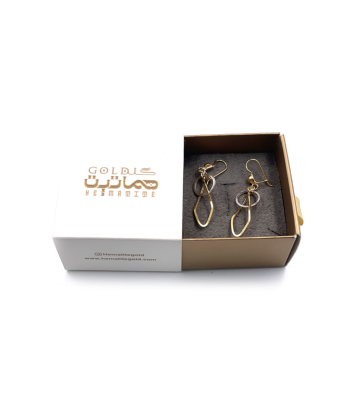 گوشواره اسپادانا دیبا هماتیت گلد Hematite Gold کد 135838