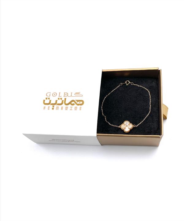 دستبند ونکلیف بهین هماتیت گلد Hematite Gold کد 135898