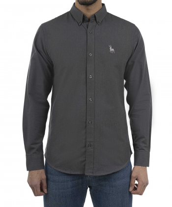 پیراهن آستین بلند مردانه آروما مدل 10402002