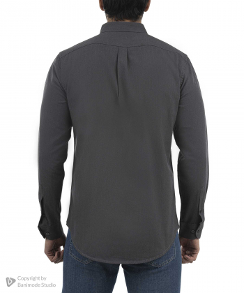پیراهن آستین بلند مردانه آروما مدل 10402002