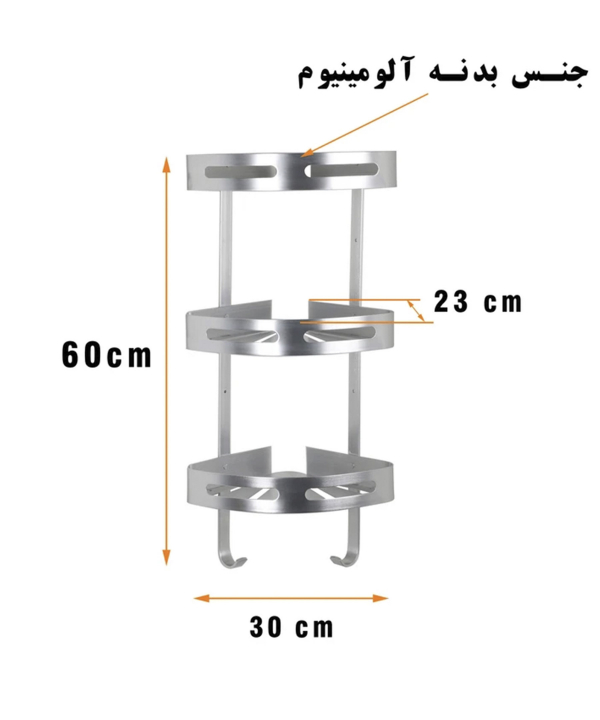 قفسه حمام دلفین Dolphin مدل FK-3-bl