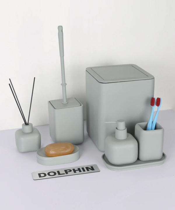 ست سرویس بهداشتی 7 پارچه دلفین Dolphin مدل FN-740-green